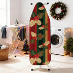 Nuxovilar Ironing Board Cover Winter Holly Pattern Polyester 15x54 Inches - Image 2
