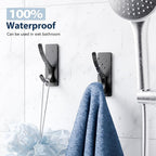 10-Pack Self Adhesive Towel Hooks: Extra Strong 13LB, Stainless Hook - Image 2