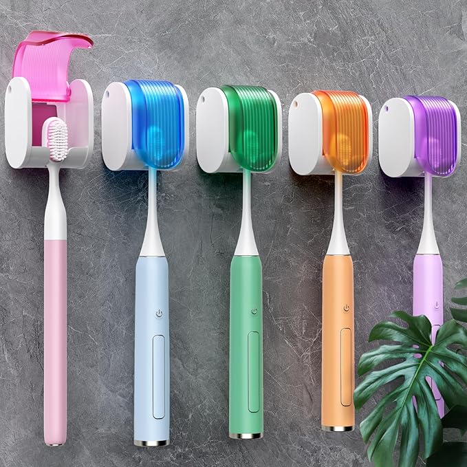 Toothbrush Holders for Bathrooms【Upgrade Single Slot Design】 Toothbrush Holder by EKOTTOK