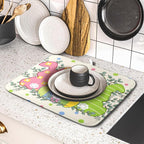 Easter Dish Drying Mat for Kitchen Counter Cute Bunny Rabbit Festival Seasonal - Image 5
