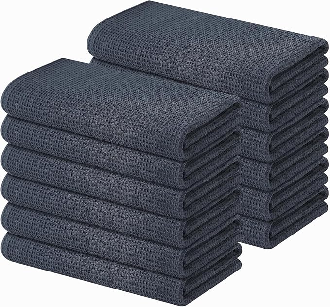 Homaxy 100% Cotton Waffle Weave Kitchen Towels by Homaxy