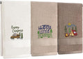 Kitchen 3 Pcs Camping Themed Hand Towels Embroidered Happy Camping Bathroom by Unknown