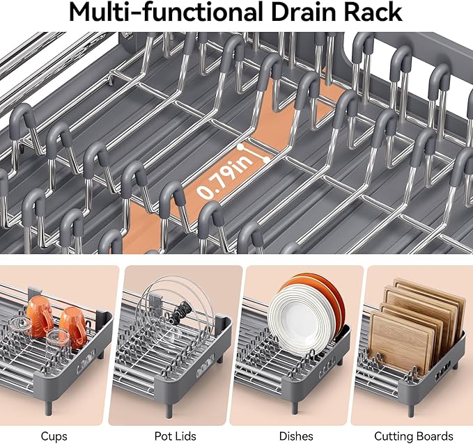 Stainless Steel Dish Drying Rack - Image 4