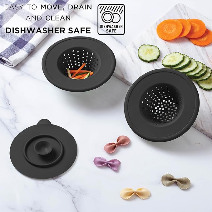 COOK WITH COLOR Kitchen Sink Strainer, Flexible Sink Strainer, Sink Drain - Image 5