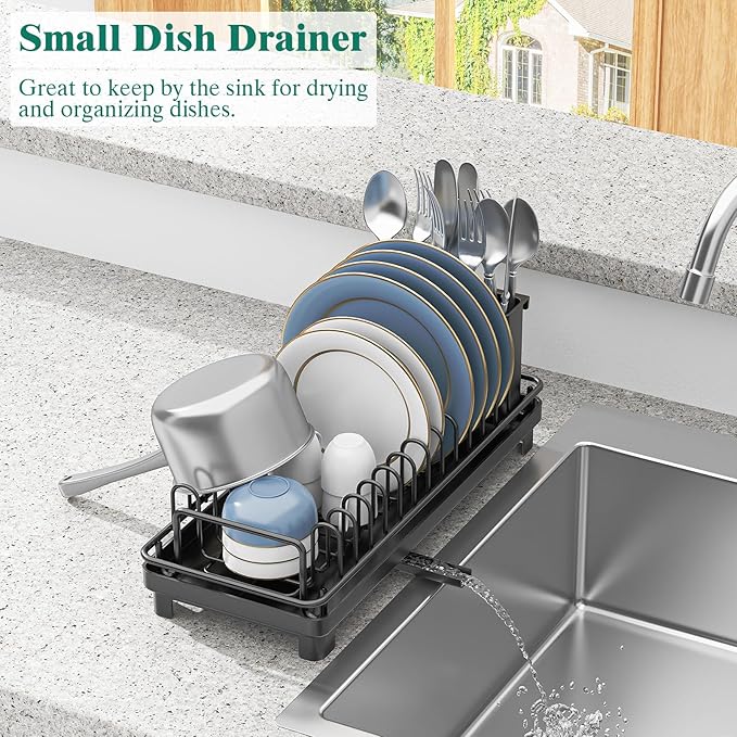 Small Sink Dish Drying Rack - Image 9