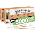 100% Bamboo Cotton Swabs for Ears by Jenvita