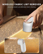 Fabric Shaver Lint Remover for Clothes, LED Display, 6-Leaf Blades, - Image 2