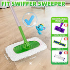 6 Pack Reusable Mop Pads Compatible - Image 2