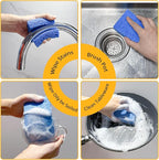 Kitchen Sponges, 12-Count Cellulose Sponges, Durable Dish Sponge - Image 6