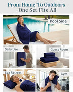 Casa Platino 100% Cotton Bath Towels - Image 7
