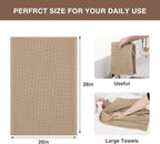 Homaxy 100% Cotton Waffle Weave Kitchen Dish Towels, Ultra Soft Absorbent Quick - Image 3