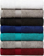 Amazon Basics 6-Piece Oversized Highly Absorbent Fade-Resistant Towel Set - Image 2