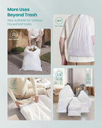 SONGMICS Trash Bags for 13-Gallon Trash Cans, Drawstring Kitchen Garbage Bags - Image 3