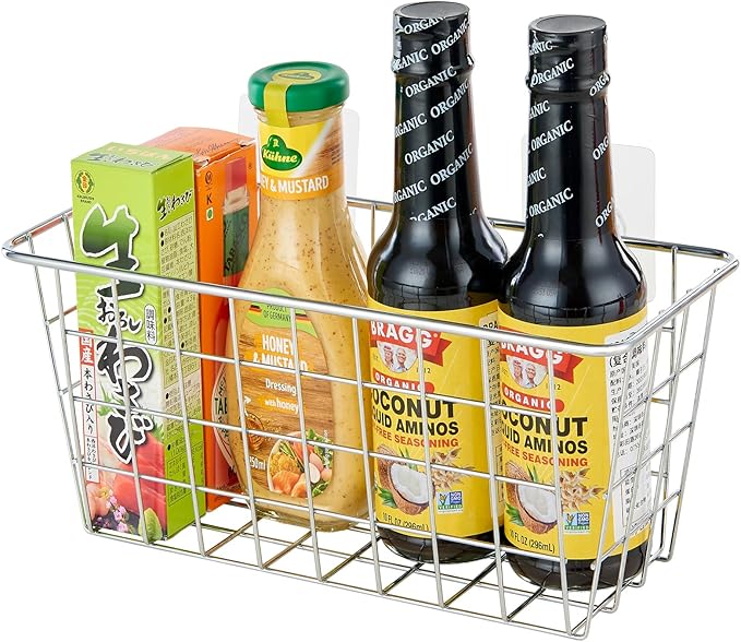 2 Pack Hanging Storage Basket, Bathroom Basket, Household Goods, - Image 7