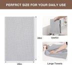 Homaxy 100% Cotton Waffle Weave Kitchen Dish Towels, Ultra Soft Absorbent Quick - Image 3