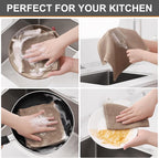 Kitinjoy 100% Cotton Kitchen Dish Cloths, 8 Pack Waffle Weave Ultra Soft - Image 4
