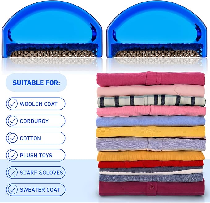 Boao 4 Pieces Sweater Combs to Remove Pilling Sweater Defuzzer Multi-Fabric - Image 6