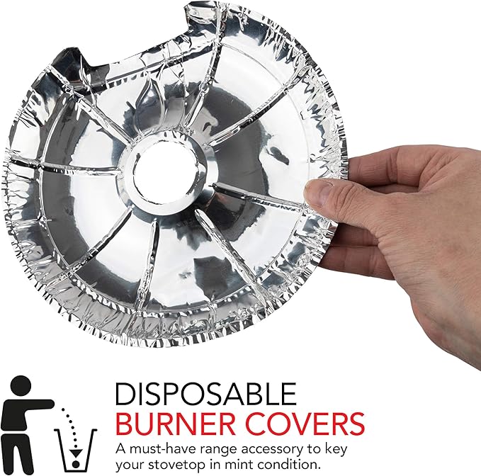 Round Electric Stove Burner Covers 6 Inch and 8 Inch Disposable Stove Top - Image 3