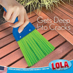 LOLA Whisk Broom, Hand Brush, 4 Pack Durable Bristles, Whisks Away Dirt & Debris - Image 5