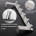 WEBI Over The Door Hook Door Hanger:Over The Door Towel Rack - Image 5