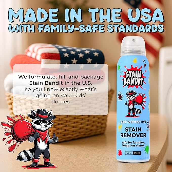 Stain Remover Spray | Non-Toxic Stain Remover Family Safe Formula | - Image 6