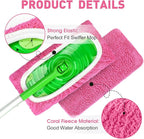 8Pcs Pink Reusable Mop Pads, Microfiber Mop Pads Compatible - Image 3