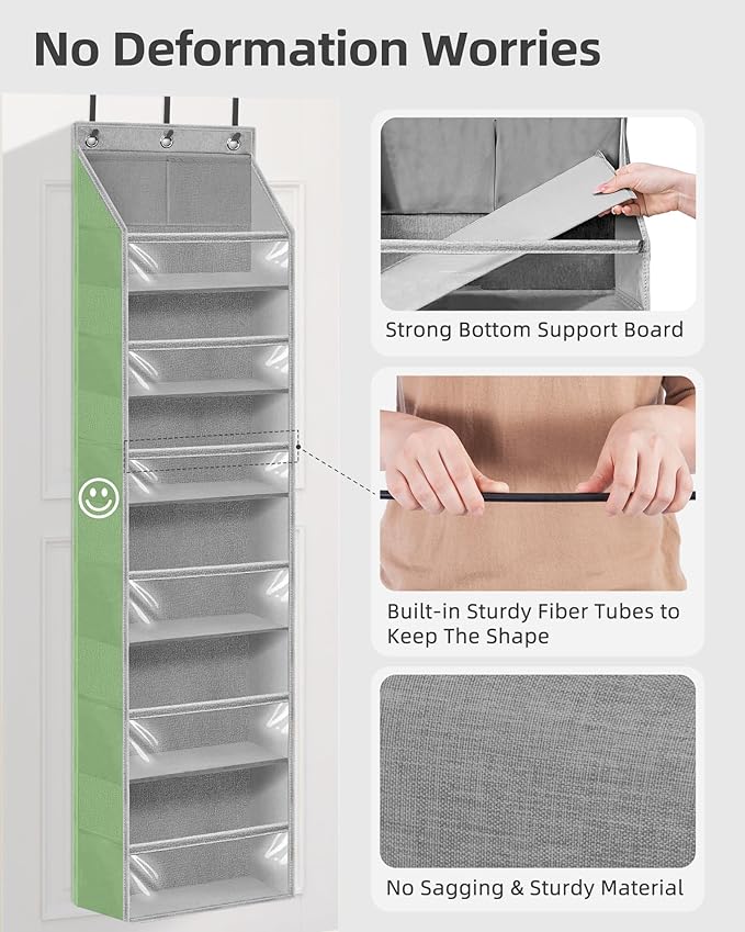 STORAGE MANIAC Over the Door Organizer Large Capacity Hanging Organizer - Image 3