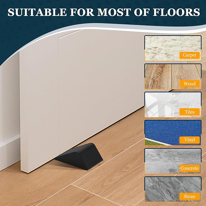 Large Rubber Door Stoppers Wedge - Image 4