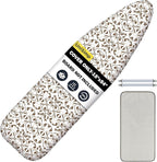 Ironing Board Cover and Pad 15"x54" Extra Thick Natural Cotton, Scorch and by UniSimp