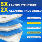 30Ct Aromative Toilet Brush Refills, Toilet Bowl Cleaner Refills, Double-Layer - Image 2