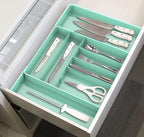 Simple Houseware Expandable Kitchen Drawer Flatware Organizer - Image 5