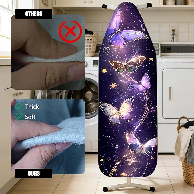 Nuxovilar Ironing Board Cover Needle Cotton 15x54 Inches | Ironing Board Cover - Image 4