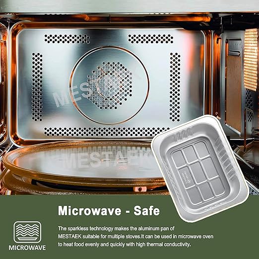 8" x 6" Heavy-Duty Aluminum Foil Pans - Image 7