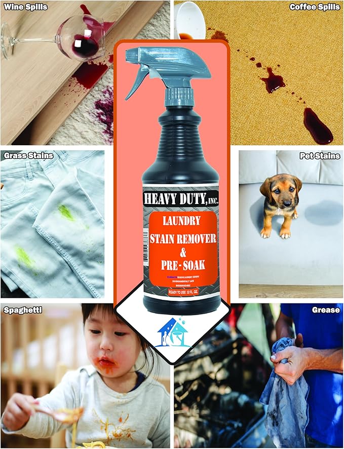 Heavy Duty Laundry Stain Remover & Pre-Soak Spray - Image 8