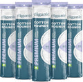 Cliganic Premium Cotton Rounds for Face | Makeup Remover Pads, Hypoallergenic by Cliganic