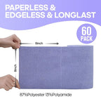 Fantasticlean Microfiber Cleaning Cloth Roll -60 Pack, Tear Away Paperless - Image 8