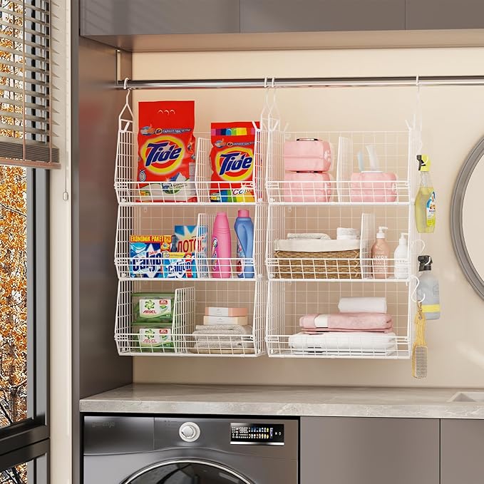 5 Tier Extra Large Closet Hanging Shelves - Image 9