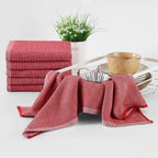 Homaxy Premium Kitchen Towels, Large Cotton Kitchen Hand Towels, Flat and Terry - Image 6