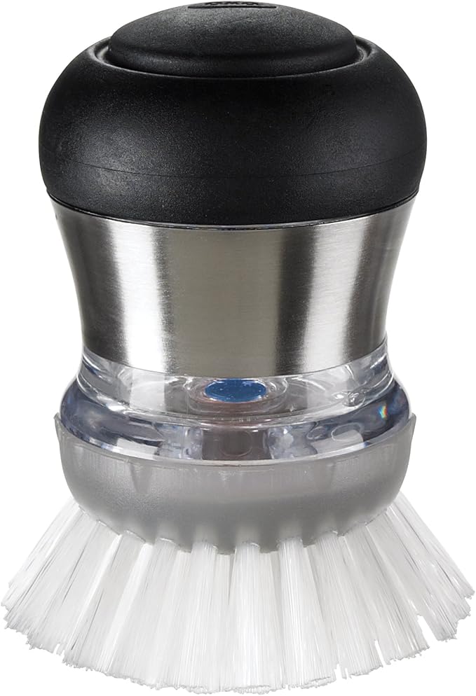 OXO Steel Soap Dispensing Palm Brush by OXO