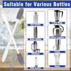 PHYEX 2 Packs Long Handle Bottle Brushes, Water Bottle Cleaner - Image 3