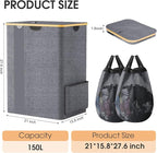 Laundry Basket Clothes Hamper - Image 2
