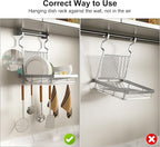 TQVAI Over Sink Dish Drainer Drying Rack, Stainless Steel Foldable Wall Mounted - Image 2