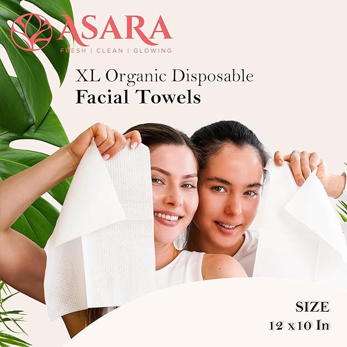 Clean Face Towels Disposable XL Facial Wipes | Add Water As a Makeup Remover | - Image 4