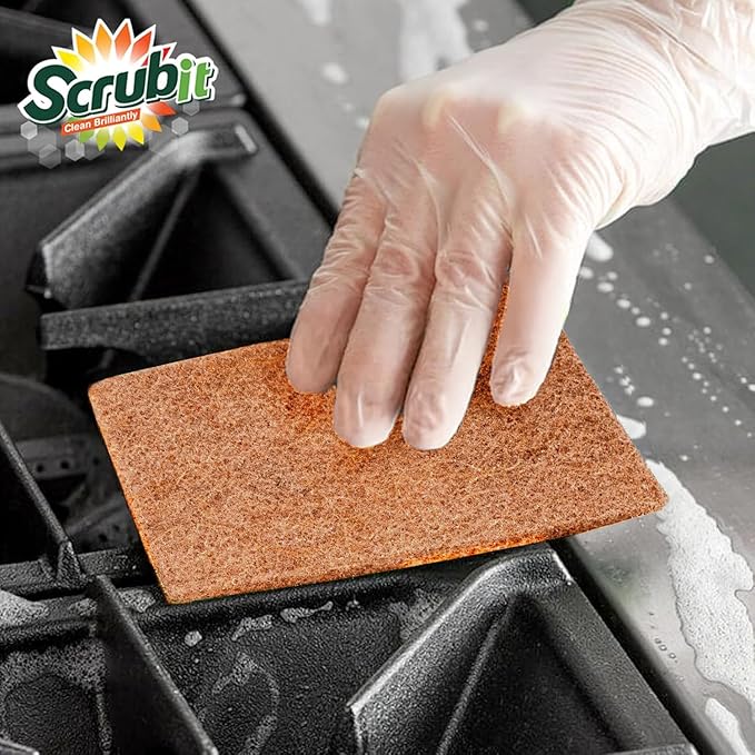 SCRUBIT 50 Pack Natural Scouring Pads - Image 4