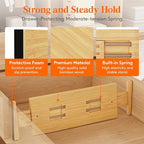 Lifewit 5" High 8 Pack Bamboo Drawer Dividers 45-55cm/17.5-22" Adjustable - Image 3