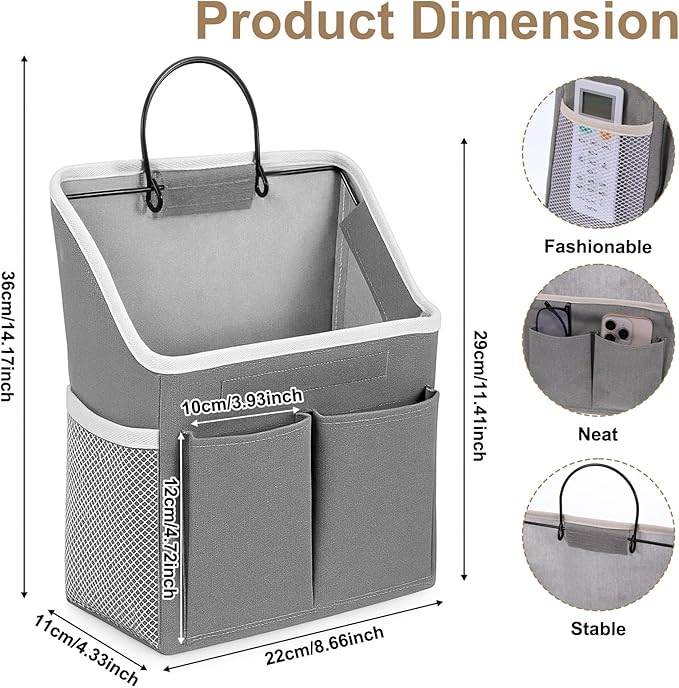 Wall Hanging Storage Bag, Hanging Storage Basket - Image 2