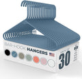 Neaties Plastic Hangers 30 Pack – Made in The USA – 6lb Capacity Standard by NeatiesHangers