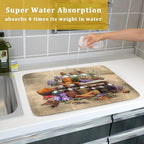 Herbs Kitchen Dish Drying Mat - Image 7