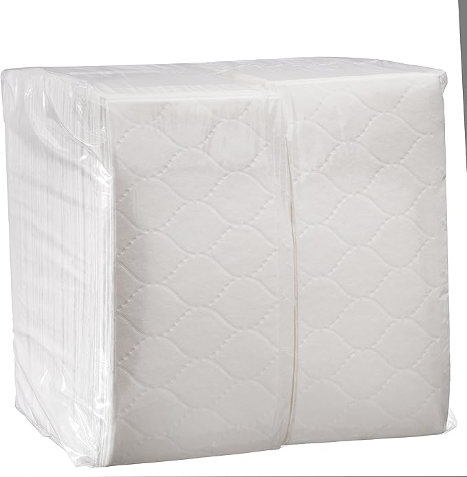 100 Count White Luxury Linen-Feel Paper Towels, Soft And Absorbent Cloth-Like - Image 8