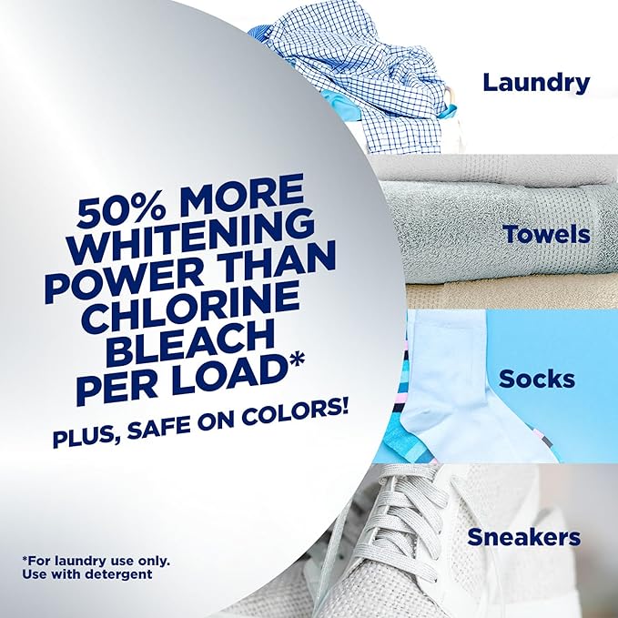 OxiClean Triple Action White Revive Laundry Whitener and Stain Remover Powder - Image 5
